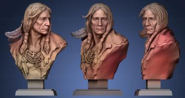 3D model Native american (STL)